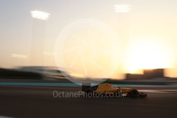 World © Octane Photographic Ltd. Renault Sport F1 Team RS16 – Jolyon Palmer. Saturday 26th November 2016, F1 Abu Dhabi GP - Qualifying, Yas Marina circuit, Abu Dhabi. Digital Ref :