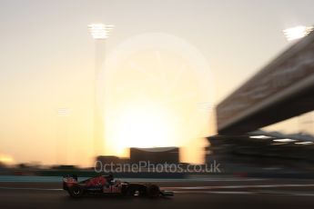 World © Octane Photographic Ltd. Scuderia Toro Rosso STR11 – Daniil Kvyat. Saturday 26th November 2016, F1 Abu Dhabi GP - Qualifying, Yas Marina circuit, Abu Dhabi. Digital Ref :