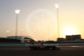 World © Octane Photographic Ltd. Scuderia Toro Rosso STR11 – Carlos Sainz. Saturday 26th November 2016, F1 Abu Dhabi GP - Qualifying, Yas Marina circuit, Abu Dhabi. Digital Ref :