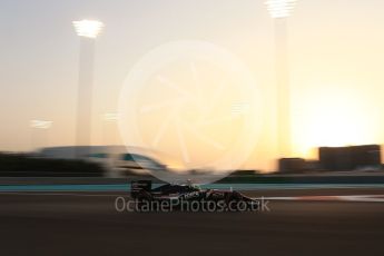 World © Octane Photographic Ltd. Sahara Force India VJM09 - Sergio Perez. Saturday 26th November 2016, F1 Abu Dhabi GP - Qualifying, Yas Marina circuit, Abu Dhabi. Digital Ref :