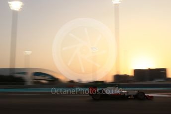 World © Octane Photographic Ltd. Haas F1 Team VF-16 - Esteban Gutierrez. Saturday 26th November 2016, F1 Abu Dhabi GP - Qualifying, Yas Marina circuit, Abu Dhabi. Digital Ref :