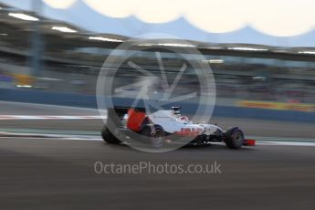 World © Octane Photographic Ltd. Haas F1 Team VF-16 – Romain Grosjean. Saturday 26th November 2016, F1 Abu Dhabi GP - Qualifying, Yas Marina circuit, Abu Dhabi. Digital Ref :