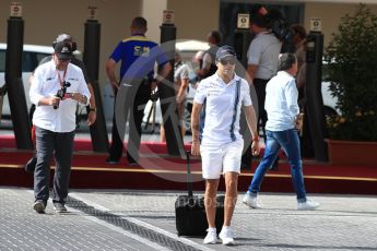 World © Octane Photographic Ltd. Williams Martini Racing, Williams Mercedes FW38 – Felipe Massa. Saturday 26th November 2016, F1 Abu Dhabi GP - Paddock, Yas Marina circuit, Abu Dhabi. Digital Ref : 1764LB1D0055