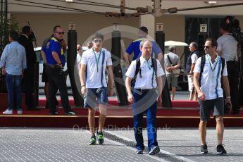 World © Octane Photographic Ltd. Williams Martini Racing, Williams Mercedes FW38 Development Driver – Lance Stroll. Saturday 26th November 2016, F1 Abu Dhabi GP - Paddock, Yas Marina circuit, Abu Dhabi. Digital Ref : 1764LB1D0208