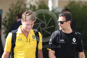 World © Octane Photographic Ltd. Renault Sport F1 Team RS16 – Jolyon Palmer. Saturday 26th November 2016, F1 Abu Dhabi GP - Paddock, Yas Marina circuit, Abu Dhabi. Digital Ref : 1764LB1D0245