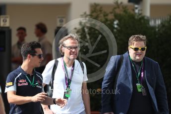 World © Octane Photographic Ltd. Jacques Villeneuve. Saturday 26th November 2016, F1 Abu Dhabi GP - Paddock, Yas Marina circuit, Abu Dhabi. Digital Ref : 1764LB1D9411