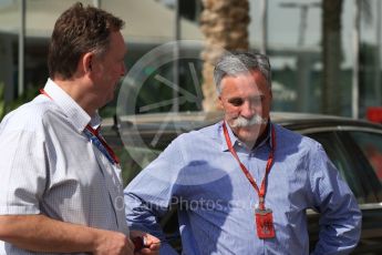 World © Octane Photographic Ltd. Chase Carey - Vice Chairman of the 21st Century Fox media conglomerate and the Chairman of the Formula One Group/Liberty Media. Saturday 26th November 2016, F1 Abu Dhabi GP - Paddock, Yas Marina circuit, Abu Dhabi. Digital Ref : 1764LB1D9501