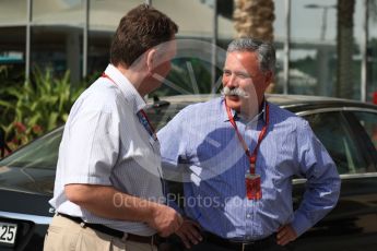 World © Octane Photographic Ltd. Chase Carey - Vice Chairman of the 21st Century Fox media conglomerate and the Chairman of the Formula One Group/Liberty Media. Saturday 26th November 2016, F1 Abu Dhabi GP - Paddock, Yas Marina circuit, Abu Dhabi. Digital Ref : 1764LB1D9509