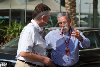 World © Octane Photographic Ltd. Chase Carey - Vice Chairman of the 21st Century Fox media conglomerate and the Chairman of the Formula One Group/Liberty Media. Saturday 26th November 2016, F1 Abu Dhabi GP - Paddock, Yas Marina circuit, Abu Dhabi. Digital Ref : 1764LB1D9515