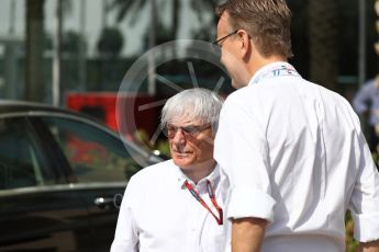 World © Octane Photographic Ltd. Bernie Ecclestone. Saturday 26th November 2016, F1 Abu Dhabi GP - Paddock, Yas Marina circuit, Abu Dhabi. Digital Ref : 1764LB1D9528