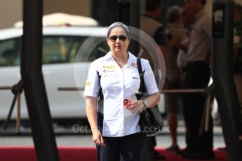 World © Octane Photographic Ltd. Sauber Team Chief‎ - ‎Monisha Kaltenborn. Saturday 26th November 2016, F1 Abu Dhabi GP - Paddock, Yas Marina circuit, Abu Dhabi. Digital Ref : 1764LB1D9590