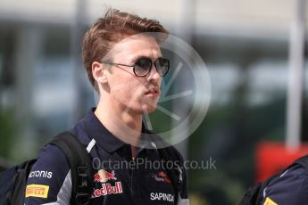 World © Octane Photographic Ltd. Scuderia Toro Rosso STR11 – Daniil Kvyat. Saturday 26th November 2016, F1 Abu Dhabi GP - Paddock, Yas Marina circuit, Abu Dhabi. Digital Ref : 1764LB1D9798