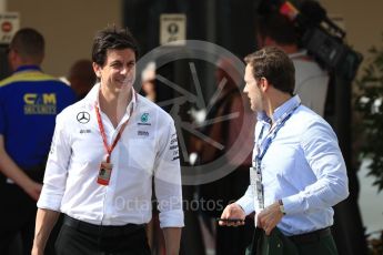 World © Octane Photographic Ltd. Toto Wolff - Executive Director of Mercedes AMG Petronas Formula One Team and guest. Saturday 26th November 2016, F1 Abu Dhabi GP - Paddock, Yas Marina circuit, Abu Dhabi. Digital Ref : 1764LB1D9874