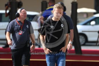 World © Octane Photographic Ltd. Renault Sport F1 Team RS16 - Kevin Magnussen. Saturday 26th November 2016, F1 Abu Dhabi GP - Paddock, Yas Marina circuit, Abu Dhabi. Digital Ref : 1764LB1D9999
