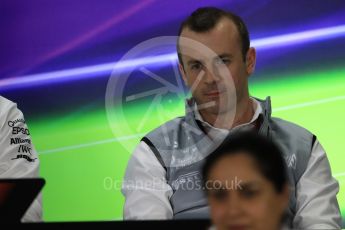 World © Octane Photographic Ltd. F1 GP FIA Personnel Press Conference, Yas Marina circuit, Abu Dhabi. Friday 25th November 2016. Stephen Fitzpatrick – owner of Manor Racing. Digital Ref :