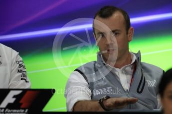 World © Octane Photographic Ltd. F1 GP FIA Personnel Press Conference, Yas Marina circuit, Abu Dhabi. Friday 25th November 2016. Stephen Fitzpatrick – owner of Manor Racing. Digital Ref :