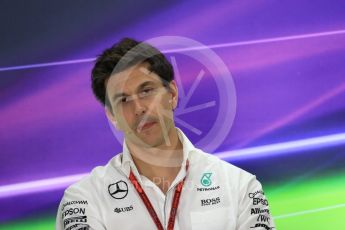 World © Octane Photographic Ltd. F1 GP FIA Personnel Press Conference, Yas Marina circuit, Abu Dhabi. Friday 25th November 2016. Toto Wolff – Executive Director Mercedes AMG Petronas. Digital Ref :