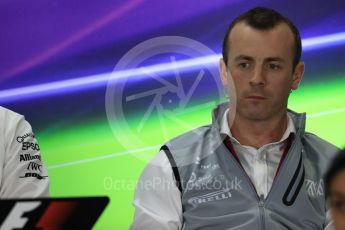 World © Octane Photographic Ltd. F1 GP FIA Personnel Press Conference, Yas Marina circuit, Abu Dhabi. Friday 25th November 2016. Stephen Fitzpatrick – owner of Manor Racing. Digital Ref :