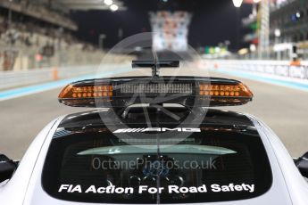 World © Octane Photographic Ltd. Saturday 26th November 2016, F1 Abu Dhabi GP2 Race - Grid, Yas Marina circuit, Abu Dhabi. Mercedes AMG GTs Safety Car on the grid. Digital Ref :