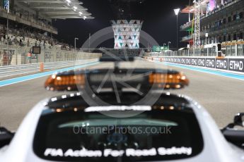 World © Octane Photographic Ltd. Saturday 26th November 2016, F1 Abu Dhabi GP2 Race - Grid, Yas Marina circuit, Abu Dhabi. Mercedes AMG GTs Safety Car on the grid. Digital Ref :