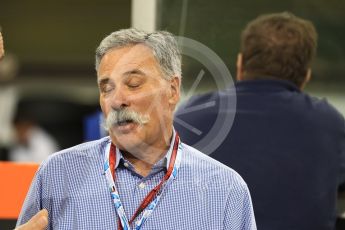 World © Octane Photographic Ltd. Saturday 26th November 2016, F1 Abu Dhabi GP2 Race - Grid, Yas Marina circuit, Abu Dhabi. Chase Carey - Vice Chairman of the 21st Century Fox media conglomerate and the Chairman of the Formula One Group/Liberty Media. Digital Ref :