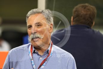 World © Octane Photographic Ltd. Saturday 26th November 2016, F1 Abu Dhabi GP2 Race - Grid, Yas Marina circuit, Abu Dhabi. Chase Carey - Vice Chairman of the 21st Century Fox media conglomerate and the Chairman of the Formula One Group/Liberty Media. Digital Ref :