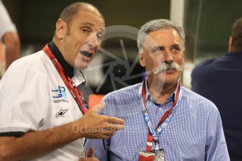 World © Octane Photographic Ltd. Saturday 26th November 2016, F1 Abu Dhabi GP2 Race - Grid, Yas Marina circuit, Abu Dhabi. Chase Carey - Vice Chairman of the 21st Century Fox media conglomerate and the Chairman of the Formula One Group/Liberty Media. Digital Ref :