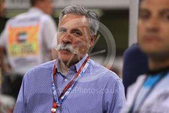 World © Octane Photographic Ltd. Saturday 26th November 2016, F1 Abu Dhabi GP2 Race - Grid, Yas Marina circuit, Abu Dhabi. Chase Carey - Vice Chairman of the 21st Century Fox media conglomerate and the Chairman of the Formula One Group/Liberty Media. Digital Ref :