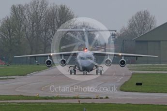 World © Octane Photographic Ltd. April 15th 2016 RAF Coningsby. BAe146 C3. Digital Ref :