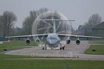 World © Octane Photographic Ltd. April 15th 2016 RAF Coningsby. BAe146 C3. Digital Ref :