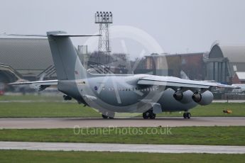 World © Octane Photographic Ltd. April 15th 2016 RAF Coningsby. BAe146 C3. Digital Ref :