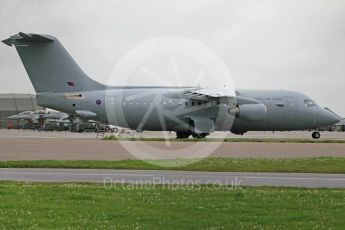 World © Octane Photographic Ltd. April 15th 2016 RAF Coningsby. BAe146 C3. Digital Ref :