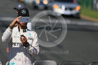 World © Octane Photographic Ltd. Mercedes AMG Petronas – Lewis Hamilton. Sunday 20th March 2016, F1 Australian GP - Class of 2016, Melbourne, Albert Park, Australia. Digital Ref : 1529LB1D6256