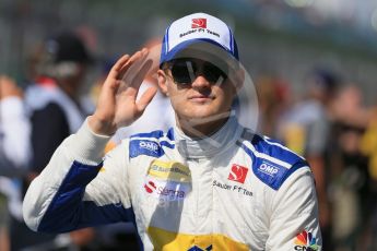 World © Octane Photographic Ltd. Sauber F1 Team – Marcus Ericsson. Sunday 20th March 2016, F1 Australian GP - Drivers Parade, Melbourne, Albert Park, Australia. Digital Ref : 1523LB1D6321