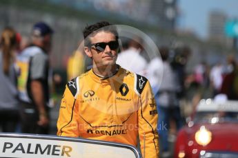 World © Octane Photographic Ltd. Renault Sport F1 Team – Jolyon Palmer. Sunday 20th March 2016, F1 Australian GP - Drivers Parade, Melbourne, Albert Park, Australia. Digital Ref : 1523LB1D6327