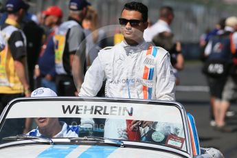 World © Octane Photographic Ltd. Manor Racing - Pascal Wehrlein. Sunday 20th March 2016, F1 Australian GP - Drivers Parade, Melbourne, Albert Park, Australia. Digital Ref : 1523LB1D6463