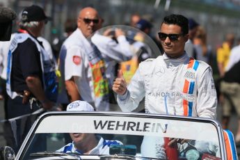 World © Octane Photographic Ltd. Manor Racing - Pascal Wehrlein. Sunday 20th March 2016, F1 Australian GP - Drivers Parade, Melbourne, Albert Park, Australia. Digital Ref : 1523LB1D6469