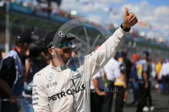 World © Octane Photographic Ltd. Mercedes AMG Petronas – Lewis Hamilton. Sunday 20th March 2016, F1 Australian GP - Drivers Parade, Melbourne, Albert Park, Australia. Digital Ref : 1523LB1D6498