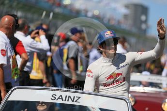 World © Octane Photographic Ltd. Scuderia Toro Rosso – Carlos Sainz. Sunday 20th March 2016, F1 Australian GP - Drivers Parade, Melbourne, Albert Park, Australia. Digital Ref : 1523LB1D6537