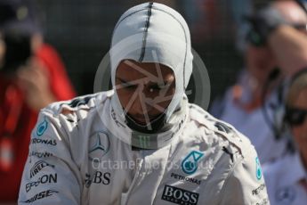 World © Octane Photographic Ltd. Mercedes AMG Petronas – Lewis Hamilton. Sunday 20th March 2016, F1 Australian GP - Grid, Melbourne, Albert Park, Australia. Digital Ref : 1523LB1D6774