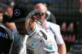 World © Octane Photographic Ltd. Mercedes AMG Petronas – Lewis Hamilton. Sunday 20th March 2016, F1 Australian GP - Grid, Melbourne, Albert Park, Australia. Digital Ref : 1523LB1D6781