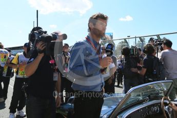 World © Octane Photographic Ltd. Mark Webber. Sunday 20th March 2016, F1 Australian GP - Grid, Melbourne, Albert Park, Australia. Digital Ref : 1523LB5D2029