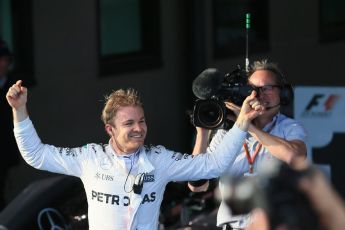 World © Octane Photographic Ltd. Mercedes AMG Petronas – Nico Rosberg. Sunday 20th March 2016, F1 Australian GP Race - Parc Ferme, Melbourne, Albert Park, Australia. Digital Ref : 1525LB1D7503