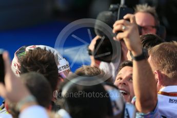 World © Octane Photographic Ltd. Mercedes AMG Petronas – Lewis Hamilton. Sunday 20th March 2016, F1 Australian GP Race – Parc Ferme, Melbourne, Albert Park, Australia. Digital Ref : 1525LB1D7591