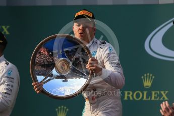 World © Octane Photographic Ltd. Mercedes AMG Petronas – Nico Rosberg. Sunday 20th March 2016, F1 Australian GP Race - Podium, Melbourne, Albert Park, Australia. Digital Ref : 1525LB1D7813