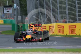 World © Octane Photographic Ltd. Red Bull Racing RB12 - Daniil Kvyat. Friday 18th March 2016, F1 Australian GP Practice 1, Melbourne, Albert Park, Australia. Digital Ref : 1516LB1D1919