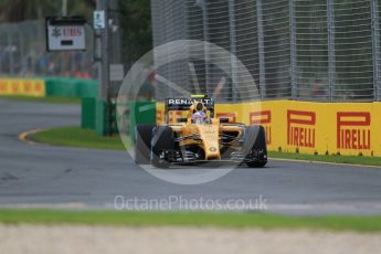 World © Octane Photographic Ltd. Renault Sport F1 Team RS16 – Jolyon Palmer. Friday 18th March 2016, F1 Australian GP Practice 1, Melbourne, Albert Park, Australia. Digital Ref : 1516LB1D1994