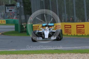 World © Octane Photographic Ltd. Mercedes AMG Petronas W07 Hybrid – Lewis Hamilton. Friday 18th March 2016, F1 Australian GP Practice 1, Melbourne, Albert Park, Australia. Digital Ref : 1516LB1D2092