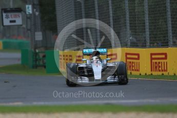 World © Octane Photographic Ltd. Mercedes AMG Petronas W07 Hybrid – Lewis Hamilton. Friday 18th March 2016, F1 Australian GP Practice 1, Melbourne, Albert Park, Australia. Digital Ref : 1516LB1D2452