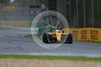 World © Octane Photographic Ltd. Renault Sport F1 Team RS16 - Kevin Magnussen.. Friday 18th March 2016, F1 Australian GP Practice 1, Melbourne, Albert Park, Australia. Digital Ref : 1516LB1D2548